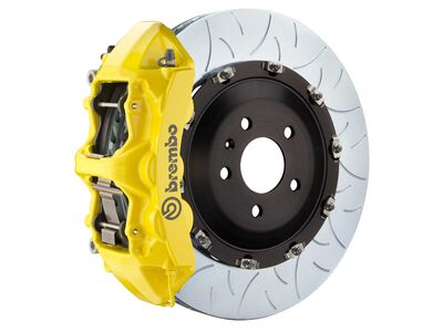 Brembo 1N3.9518A5 GT 405mm Yellow 6-Piston Front Big Brake Kit TY3 Slotted for 2009-2016 Panamera / Brembo 1N3.9518A5 6-Piston Front Big Brake Kit