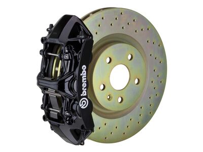 Brembo 1N4.8001A1 GT Black 6-Piston Front Big Brake Kit 355mm Drilled for 2010-2015 Camaro / Brembo 1N4.8001A1 6-Piston Front Big Brake Kit
