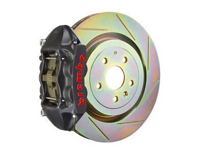 Brembo 1P5.7001AS GT-S 4-Piston Cast Monobloc Front Brake Kit 336mm TY1 Slotted 2008-2013 Volvo C30 / Brembo 1P5.7001AS Cast Monobloc Front Brake Kit