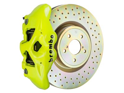 Brembo 1S4.6003A7 GT Fluor-Yellow 4-Piston Front Brake Kit 326mm Drilled 2012-Up FR-S/BRZ/86/GR86 / Brembo 1S4.6003A7 4-Piston Front Big Brake Kit