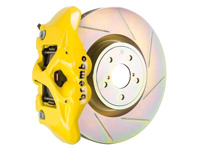 Brembo 1S5.6001A5 GT Yellow 4-Piston Front Brake Kit 326mm TY1 Slotted 2002-2014 Impreza/WRX/Legacy / Brembo 1S5.6001A5 4-Piston Front Big Brake Kit