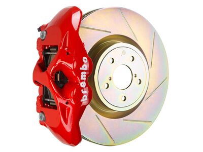 Brembo 1S5.6002A2 GT Red 4-Piston Front Big Brake Kit 326mm TY1 Slotted for 2015-2021 Subaru WRX VA / Brembo 1S5.6002A2 4-Piston Front Big Brake Kit