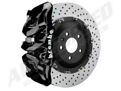 Brembo 1T1.9510A1 GT Black 6-Piston Front Big Brake Kit 405mm Drilled for 2019-Up Audi A6/A7 / Brembo 1T1.9510A1 6-Piston Front Big Brake Kit