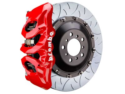 Brembo 1T3.9006A2 GT 380mm Red 6-Piston Front Big Brake Kit TY3 Slotted for 2009-2017 A4/A5 / Brembo 1T3.9006A2 6-Piston Front Big Brake Kit
