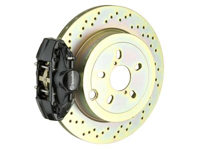Brembo 2E4.4002A1 GT Black 2-Piston Rear Big Brake Kit 294mm Drilled 1999-2005 BMW 3-Series / Brembo 2E4.4002A1 2-Piston Rear Big Brake Kit