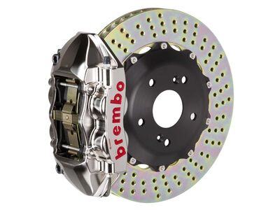 Brembo 2P1.9020AR GT-R 4-Piston Billet Monobloc Rear Big Brake Kit 380mm Drilled 2005-13 Land Rover / Brembo 2P1.9020AR Billet Monobloc Rear Brake Kit
