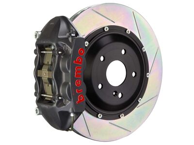 Brembo 2P2.9011AS GT-S 4-Piston Cast Monobloc Rear Brake Kit 380mm TY1 Slotted 2003-2012 Mercedes SL / Brembo 2P2.9011AS Cast Monobloc Rear Big Brake Kit