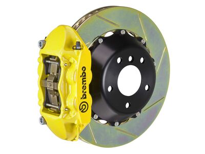 Brembo 2P2.9043A5 GT Yellow 4-Piston Rear Big Brake Kit 380mm TY1 Slotted for 2011-2019 Maserati / Brembo 2P2.9043A5 4-Piston Rear Big Brake Kit