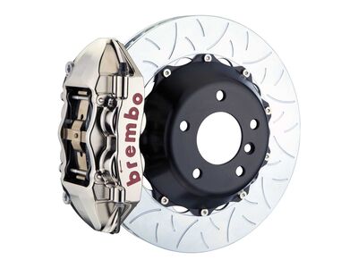 Brembo 2P3.9054AR GT-R 380mm GT-R 4-Piston Rear Big Brake Kit TY3 Slotted for 2014-2024 Q50 / Brembo 2P3.9054AR 4-Piston Rear Big Brake Kit