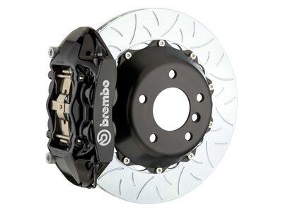 Brembo 2P3.9067A1 GT 380mm Black 4-Piston Rear Big Brake Kit TY3 Slotted for 1988-1991 Testarossa / Brembo 2P3.9067A1 4-Piston Rear Big Brake Kit