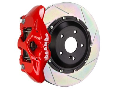 Brembo 2S2.9004A2 GT Red 4-Piston Rear Big Brake Kit 380mm TY1 Slotted for 2009-2016 Panamera / Brembo 2S2.9004A2 4-Piston Rear Big Brake Kit