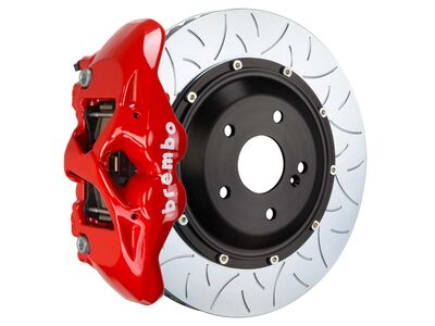Brembo 2S3.9002A2 GT 380mm Red 4-Piston Rear Big Brake Kit TY3 Slotted for 2005-2013 Land Rover / Brembo 2S3.9002A2 4-Piston Rear Big Brake Kit