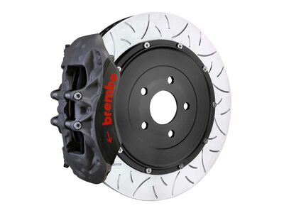 Brembo 3K3.9081AZ Front 6-Piston Brake Kit 380mm T3 Slotted Zinc 2009-11 Porsche 997.2 C2 Excl PCCB / Brembo 3K3.9081AZ Front Brake Kit