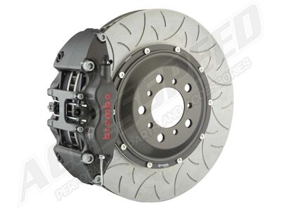 Brembo 4K3.8044AX Rear 4-Piston Forged Full-Float 355mm T3 Slotted Brake Kit for 2001-2012 Porsche / Brembo 4K3.8044AX Rear Brake Kit