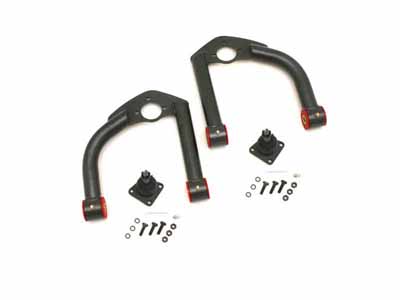 BMR AA001H Upper A-Arms, Non-Adj With Polyurethane Bushings, Black Hammertone for 1993-2002 F-Body / BMR AA001H Non-Adjustable Upper A-Arms