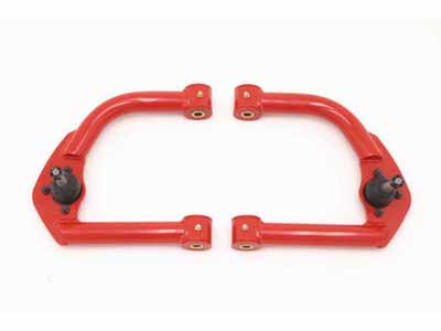 BMR AA001R Upper A-Arms, Non-Adjustable With Polyurethane Bushings, Red for 1993-2002 F-Body / BMR AA001R Non-Adjustable Upper A-Arms