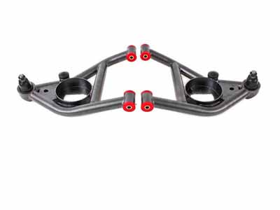 BMR AA006H Lower A-Arms, Non-Adj W/Poly Bushings, Front Bump Stops, 1967-69 F-Body, 1968-74 X-Body / BMR AA006H Non-Adjustable Lower A-Arms