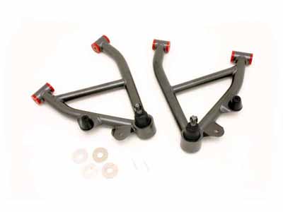 BMR AA007H Lower A-Arms, Non-Adj With Poly Bushings, No Spring Pocket, Black for 1982-1992 F-Body / BMR AA007H Non-Adjustable Lower A-Arms