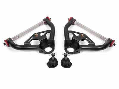 BMR AA012H Upper A-Arms, Non-Adj With Polyurethane Bushings, Black Hammertone for 1978-1987 G-Body / BMR AA012H Non-Adjustable Upper A-Arms