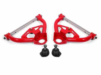 BMR AA012R Upper A-Arms, Non-Adjustable With Polyurethane Bushings, Red for 1978-1987 G-Body / BMR AA012R Non-Adjustable Upper A-Arms