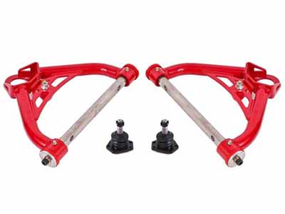 BMR AA015R Upper A-Arms, Non-Adj W/Polyurethane Bushings, Red for 1970-1981 F-Body, 1975-1979 X-Body / BMR AA015R Non-Adjustable Upper A-Arms