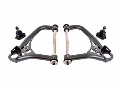 BMR AA027H Upper A-Arms, Pro-Touring, Ball Joint, Delrin Bushings, Black, 67-69 F-Body, 68-74 X-Body / BMR AA027H Upper A-Arms