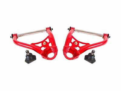 BMR AA027R Upper A-Arms, Pro-Touring, Ball Joint, Delrin Bushings, Red, 1967-69 F-Body, 68-74 X-Body / BMR AA027R Upper A-Arms