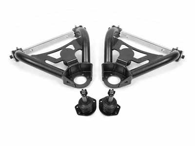 BMR AA028H Upper A-Arms, Pro-Touring, Tall Ball Joint, Delrin Bushings, Black for 1964-1972 A-Body / BMR AA028H Upper A-Arms
