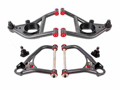 BMR AA029H A-Arm Kit, Upper AA005H And Lower AA006H), Black for 1967-1969 F-Body, 1968-1974 X-Body / BMR AA029H Upper & Lower A-Arm Kit