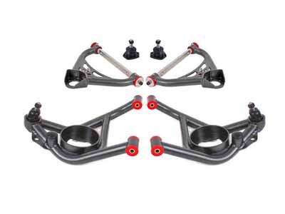 BMR AA031H A-Arm Kit, Upper AA015H And Lower AA014H), Black for 1970-1981 F-Body, 1975-1979 X-Body / BMR AA031H Upper & Lower A-Arm Kit