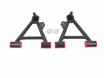 BMR AA041H Lower A-Arms, Coilover, Non-Adjust, Poly, Std Ball Joint, Black for 1994-2004 Mustang / BMR AA041H Non-Adjustable Lower A-Arms