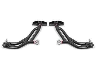 BMR AA757H Lower A-Arms, Adj, Delrin/Rod End, 19mm Tall Ball Joint, Black for 2010-2014 Mustang / BMR AA757H Adjustable Lower A-Arms