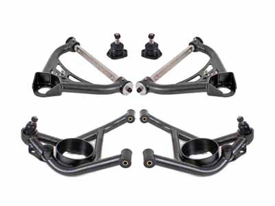 BMR AAK321H A-Arm Kit, Upper AAU321H And Lower AAL321H, Black for 1970-1981 F-Body, 1975-1979 X-Body / BMR AAK321H Upper & Lower A-Arm Kit