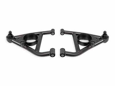 BMR AAL311H Lower A-Arms, Delrin, Std Ball Joint, Front Bump Stops, 1967-69 F-Body, 1968-74 X-Body / BMR AAL311H Lower A-Arms with Delrin Bushings