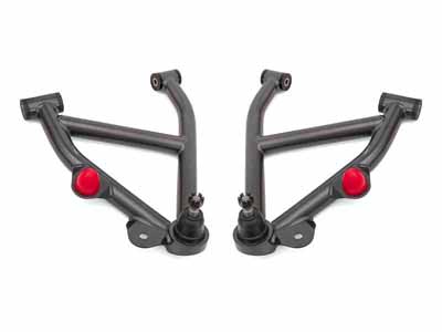 BMR AAL333H Lower A-Arms, Non-Adj, Delrin Bushings, Coilover, Black Hammertone for 1982-1992 F-Body / BMR AAL333H Non-Adjustable Lower A-Arms