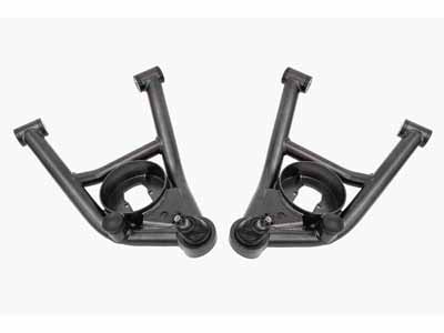 BMR AAL401H Lower A-Arms, Delrin Bushings, Std Ball Joint, Black Hammertone for 1964-1972 A-Body / BMR AAL401H Lower A-Arms with Delrin Bushings