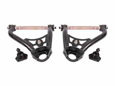 BMR AAU311H Upper A-Arms, Non-Adj, Delrin, Std Ball Joint, Black, 1967-1969 F-Body, 1968-1974 X-Body / BMR AAU311H Non-Adjustable Upper A-Arms