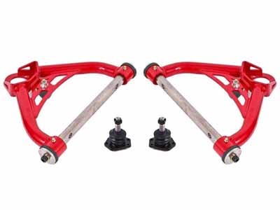 BMR AAU321R Upper A-Arms, Non-Adj, Delrin, Std Ball Joint, Red, 1970-1981 F-Body, 1975-1979 X-Body / BMR AAU321R Non-Adjustable Upper A-Arms