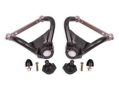 BMR AAU403H Upper A-Arms, Adjustable, Standard Ball Joint, Black Hammertone for 1964-1972 A-Body / BMR AAU403H Adjustable Upper A-Arms