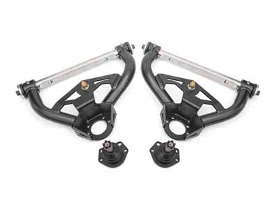 BMR AAU461H Upper A-Arms, Non-Adj, Delrin, Std Ball Joint, Black Hammertone for 1978-1987 G-Body / BMR AAU461H Non-Adjustable Upper A-Arms