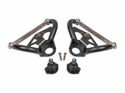 BMR AAU463H Upper A-Arms, Adjustable, Standard Ball Joint, Black Hammertone for 1978-1987 G-Body / BMR AAU463H Adjustable Upper A-Arms