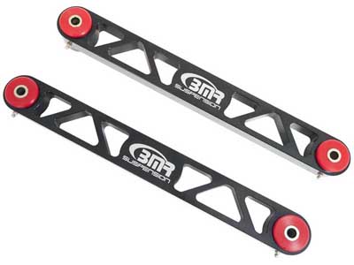 BMR ACA004 Lower Control Arms, Billet Aluminum, Polyurethane Bushings, Black for 2005-2014 Mustang / BMR ACA004 Lower Control Arms