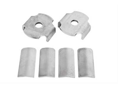 BMR BK053 Bushing Kit, Rear Cradle, Steel Inserts Only, Bare for 2015-2026 Mustang S550/S650 / BMR BK053 Rear Cradle Bushing Kit