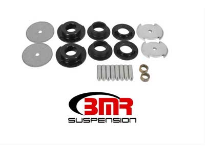 BMR BK063 Bushing Kit, Rear Cradle, Lockout, Black for 2016-2024 Camaro / BMR BK063 Rear Cradle Bushing Kit