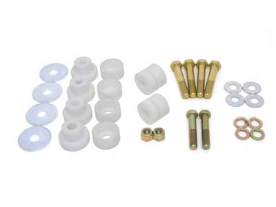 BMR BMB001 Body Mount Bushing Kit, Front Subframe, Delrin for 1967-1981 F-Body / BMR BMB001 Subframe Body Mount Bushing Kit