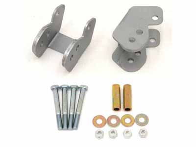 BMR CAB001 Control Arm Relocation Brackets, Weld-On, Natural for 1982-2002 F-Body / BMR CAB001 Control Arm Reinforcement Brackets