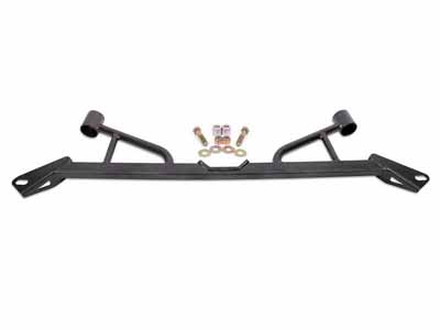 BMR CB006H Chassis Brace, Front Subframe, 4-Point, Black Hammertone for 2015-2026 Mustang S550/S650 / BMR CB006H Subframe Chassis Brace