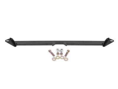 BMR CB007H Chassis Brace, Front Subframe, 2-Point, Black Hammertone for 2015-2026 Mustang S550/S650 / BMR CB007H Subframe Chassis Brace
