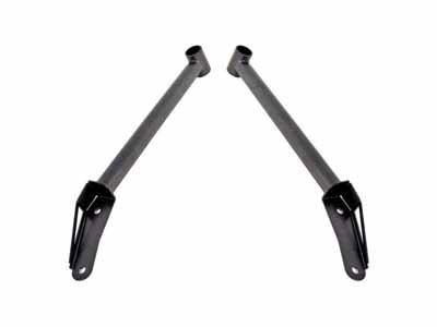 BMR CB008H Cradle Brace, Front Of Rear Cradle, Black Hammertone for 2016-2024 Camaro / BMR CB008H Cradle Brace