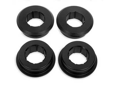 BMR CBK112 Bushing Kit, Rear Lower Control Arms, Delrin, Black for 2006-2023 Challenger & Charger / BMR CBK112 Control Arm Busing Kit